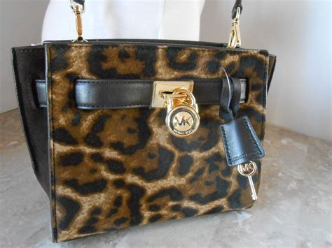 MICHAEL Michael Kors Hamilton Traveler Leopard Hair Calf 